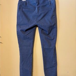LOFT Navy Modern Skinny Ankle Pants
